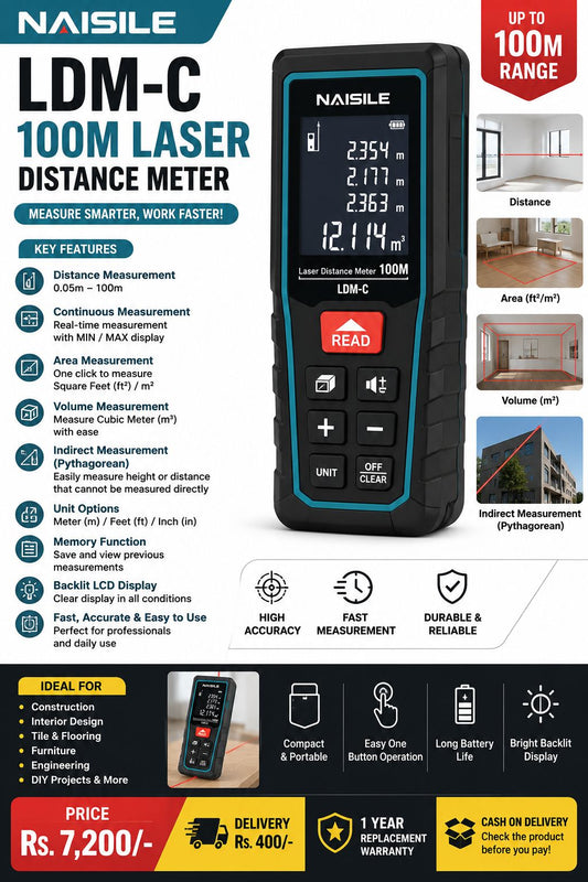 Laser Measuring Tool 100m